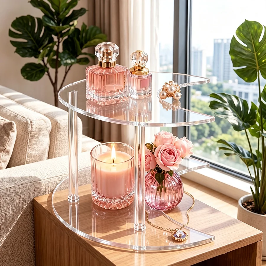 Organizador Acrílico 2 Niveles para Perfumes y Joyas - imagen 3