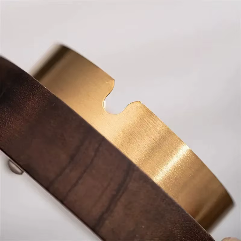 Cenicero cubierto a prueba de viento de madera de nogal con tapa - imagen 4