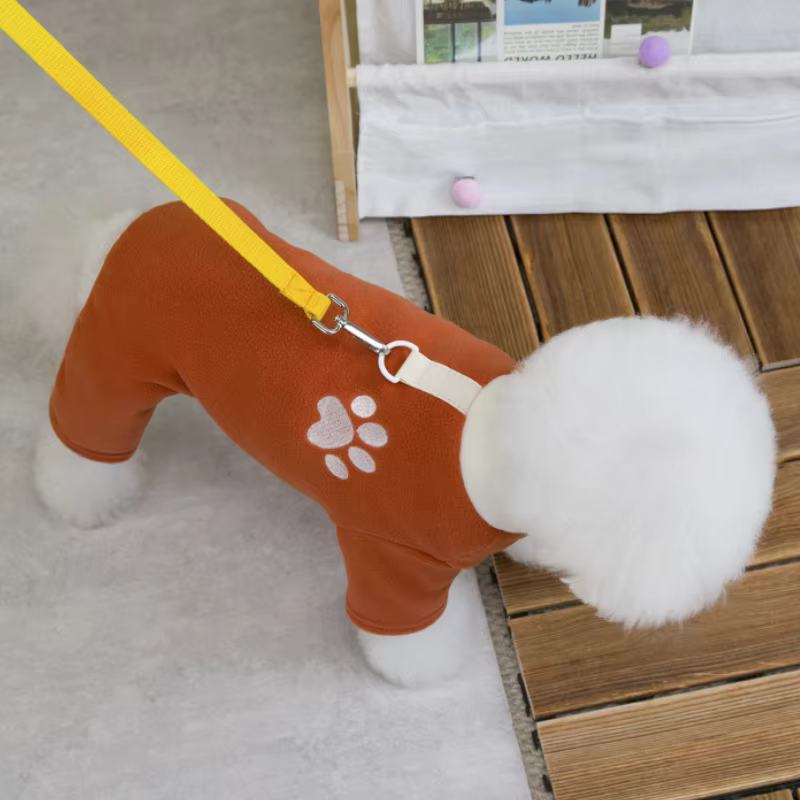 Mono cuatro patas cálido para perros y gatos – Ropa otoño