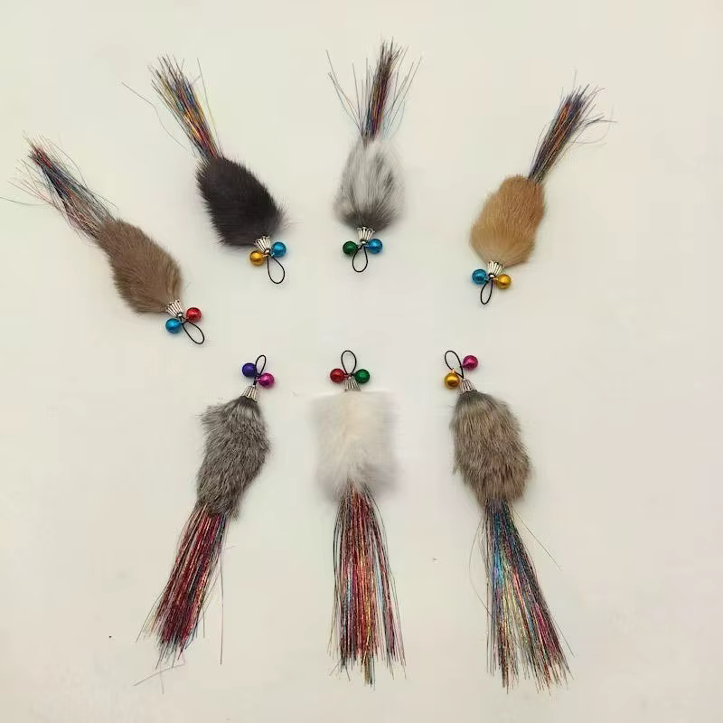 Varita para gatos con pelo de conejo – Cabezales - imagen 3