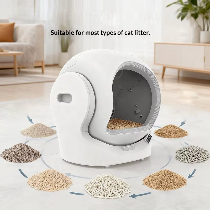 Arenero inteligente autolimpiable para gatos – Control por App - imagen 5