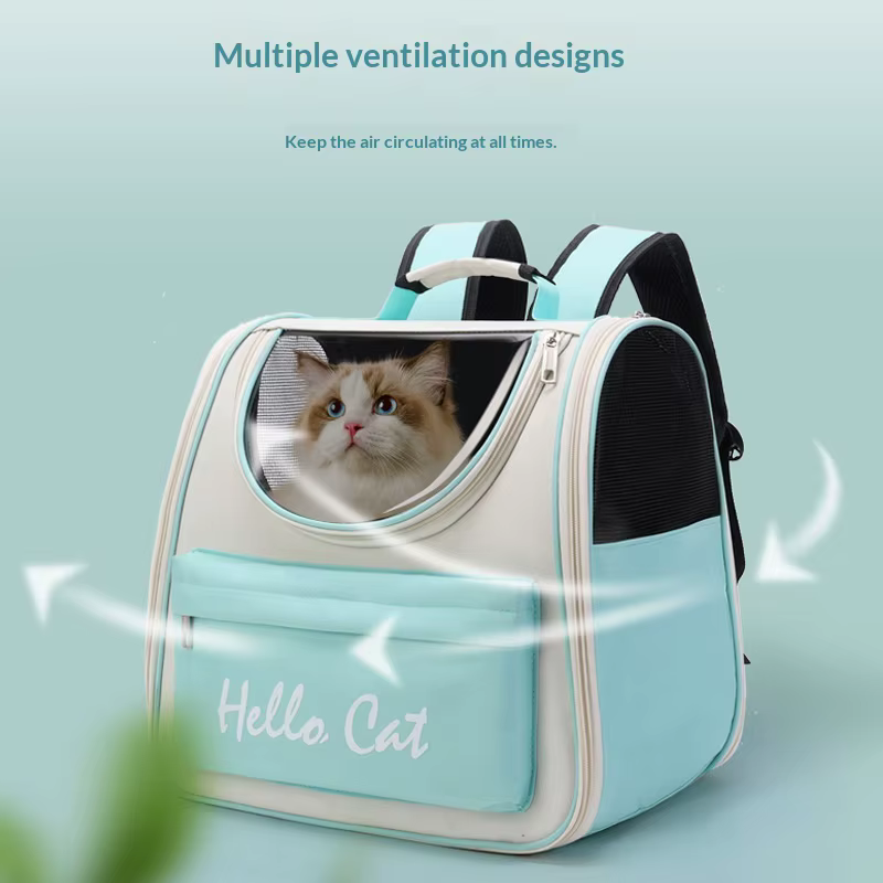 Mochila transportadora para gatos – Plegable, transpirable y segura - imagen 4