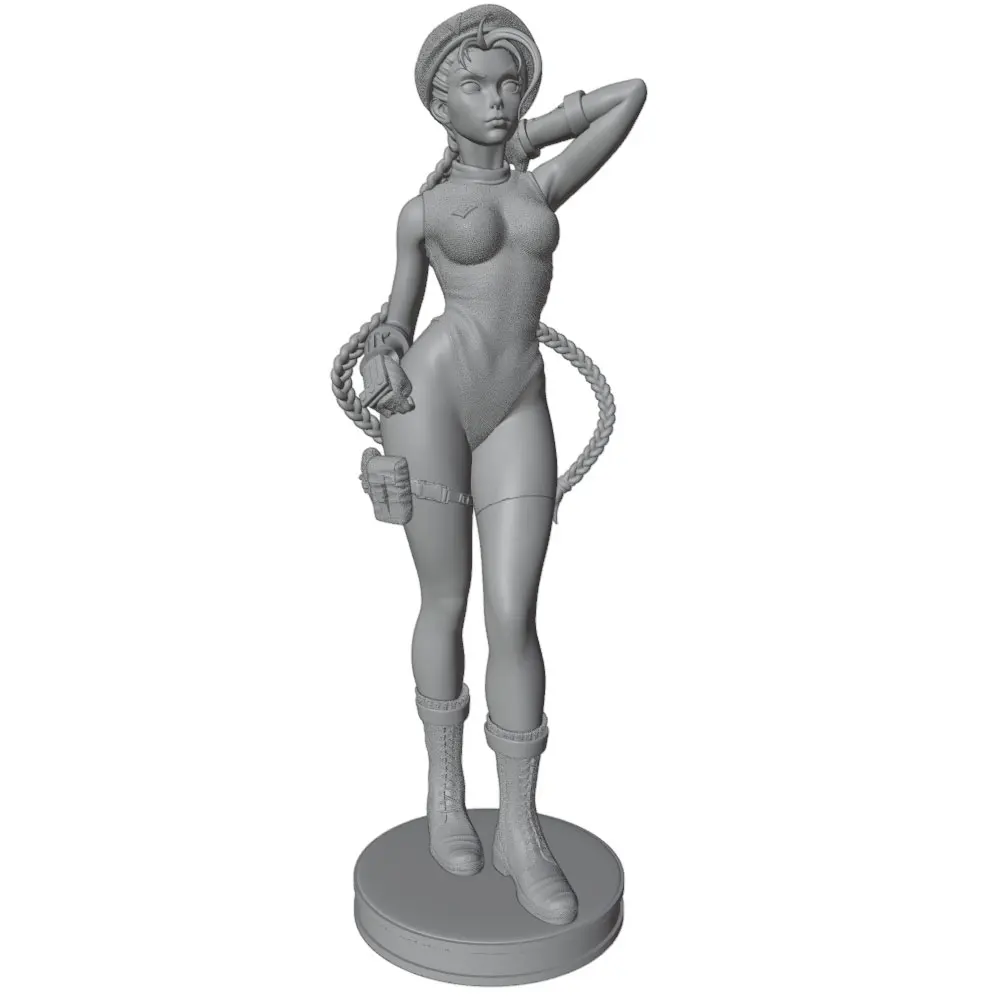 Kit resina GK 1/24 chica – Miniatura impresa 3D sin pintar ni montar - imagen 3