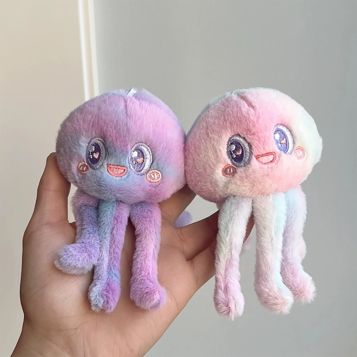 Detalle de felpa del juguete de pulpo