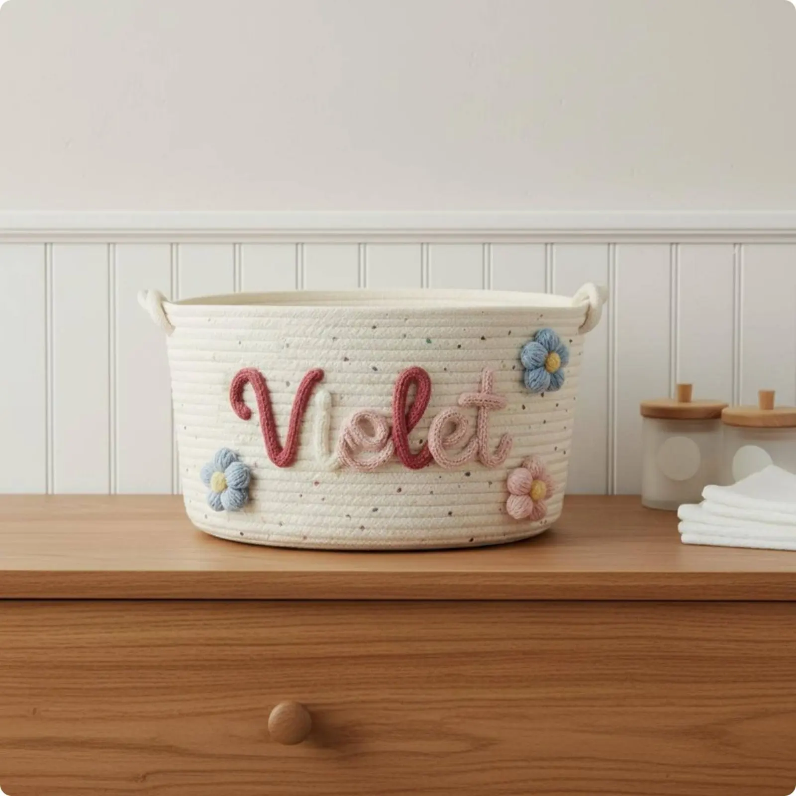 Contenedor bordado personalizado para juguetes de gato y perro - imagen 5