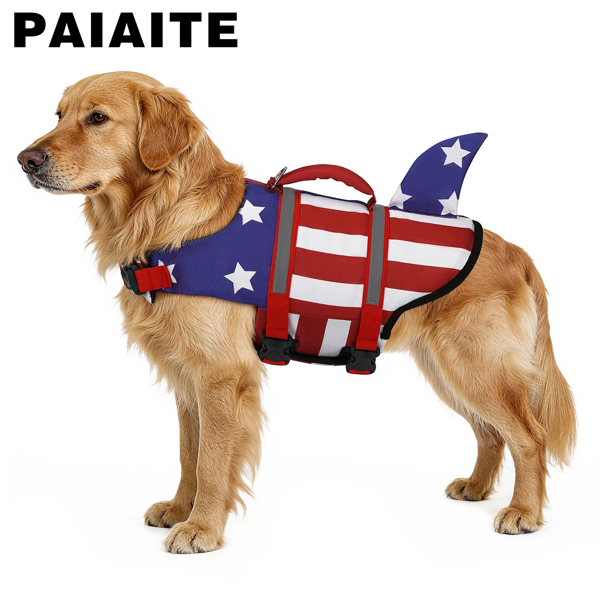 Chaleco salvavidas reflectante para perros, flotabilidad ajustable - imagen 2