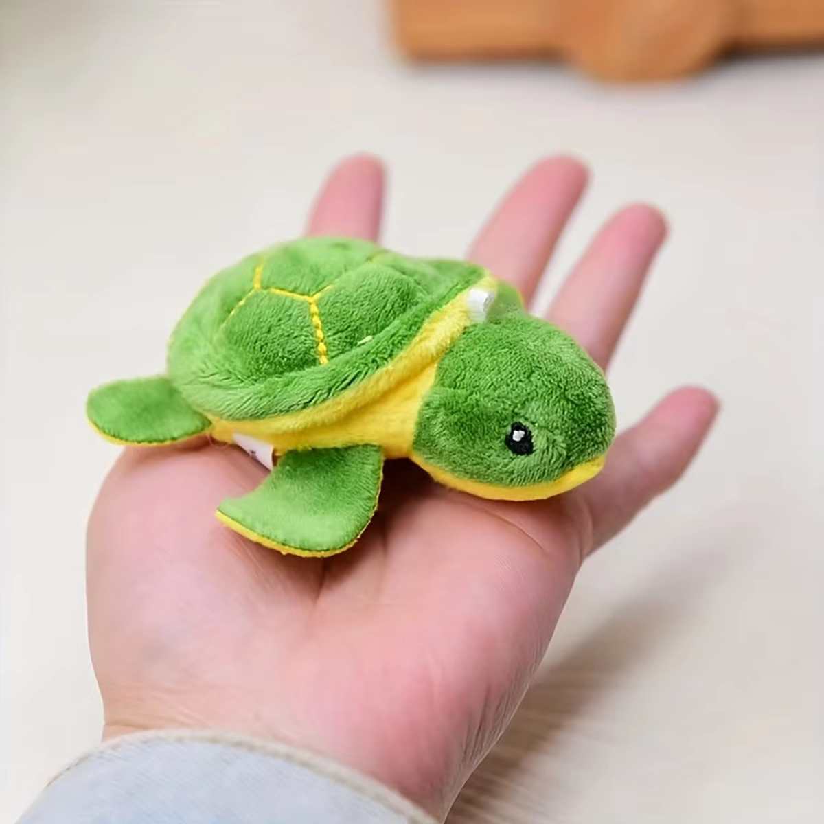 Juguete de peluche con forma de tortuga marina para gatos y perros - imagen 3