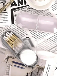 Dispensador hisopos y discos limpieza viaje perro gato