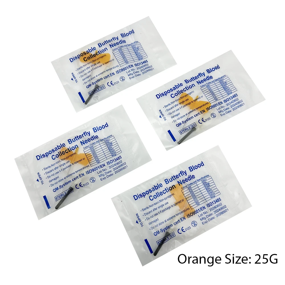 Agujas mariposa desechables para extracción sanguínea en gatos y perros - imagen 2