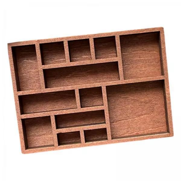 Mini Estante de Madera para Joyas y Abalorios – Bandeja Display Organizadora - imagen 4