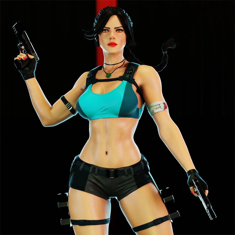 Kit figura resina chica sexy 75mm 1/24 – Modelo GK sin montar ni pintar - imagen 3