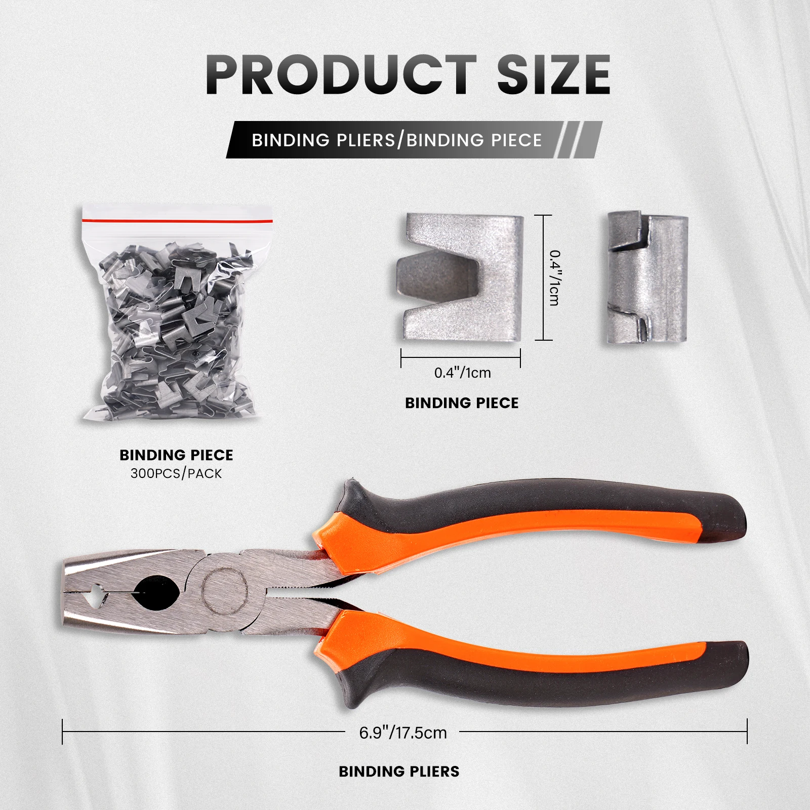 Detalle de alicates y abrazaderas