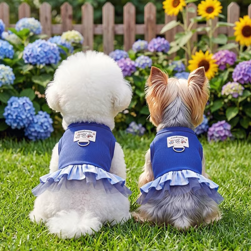 Falda práctica para perro mediano