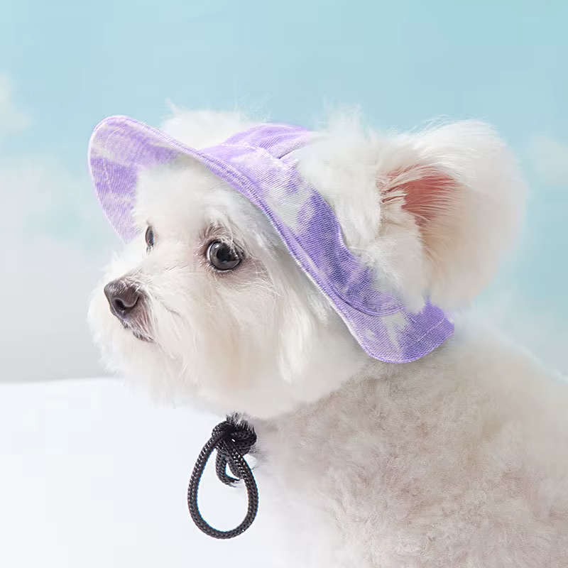 Gorra de béisbol ajustable para perro y gato con agujeros para orejas - imagen 3
