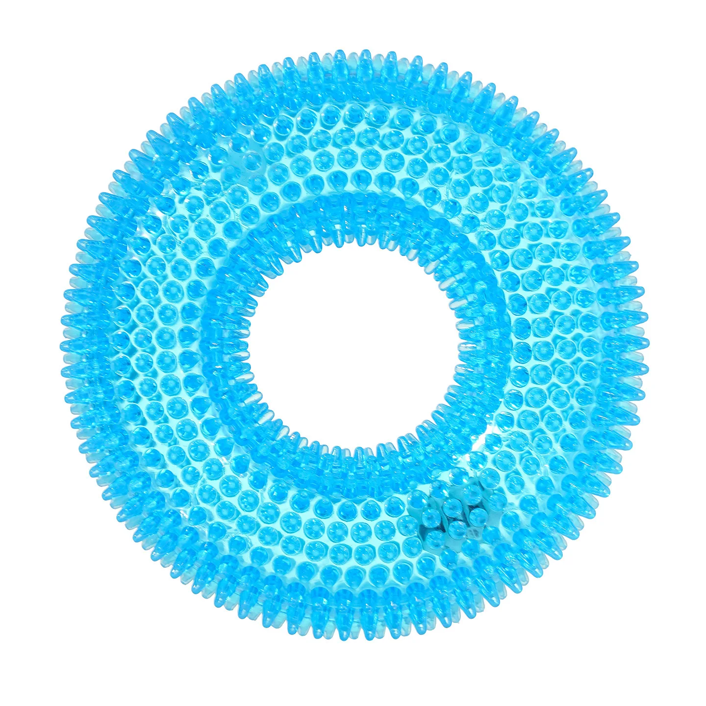 Juguete masticable para perros: anillo masajeador con luz y sonido - imagen 3