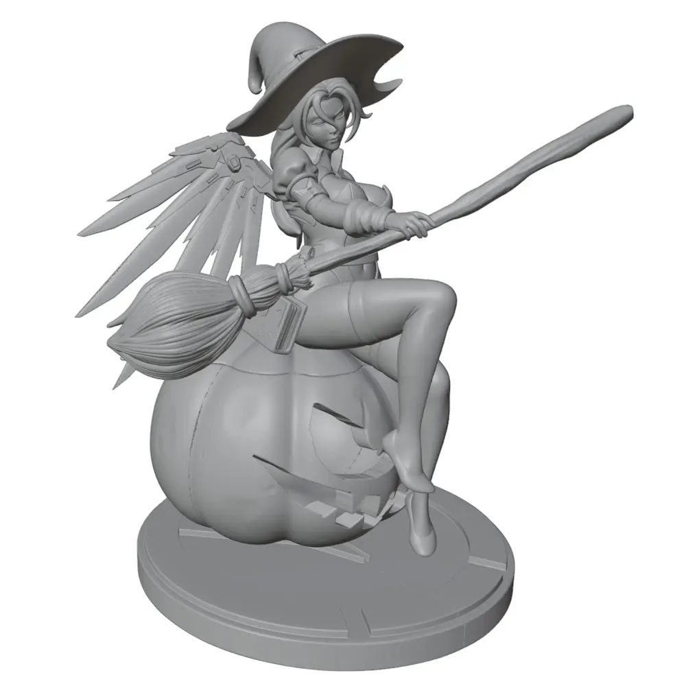 Kit completo de la bruja mágica sobre calabaza