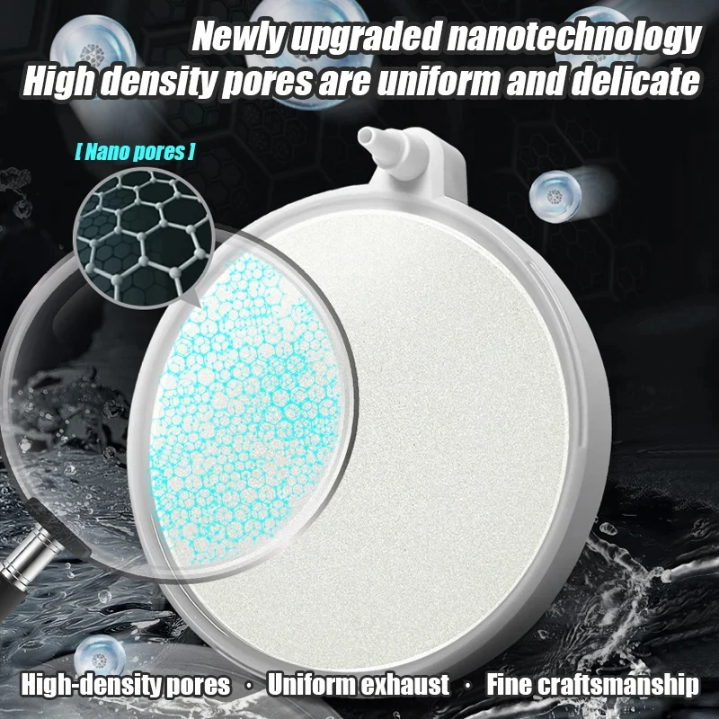 Piedra aireadora silenciosa Nano difusor de burbujas para acuario - imagen 2