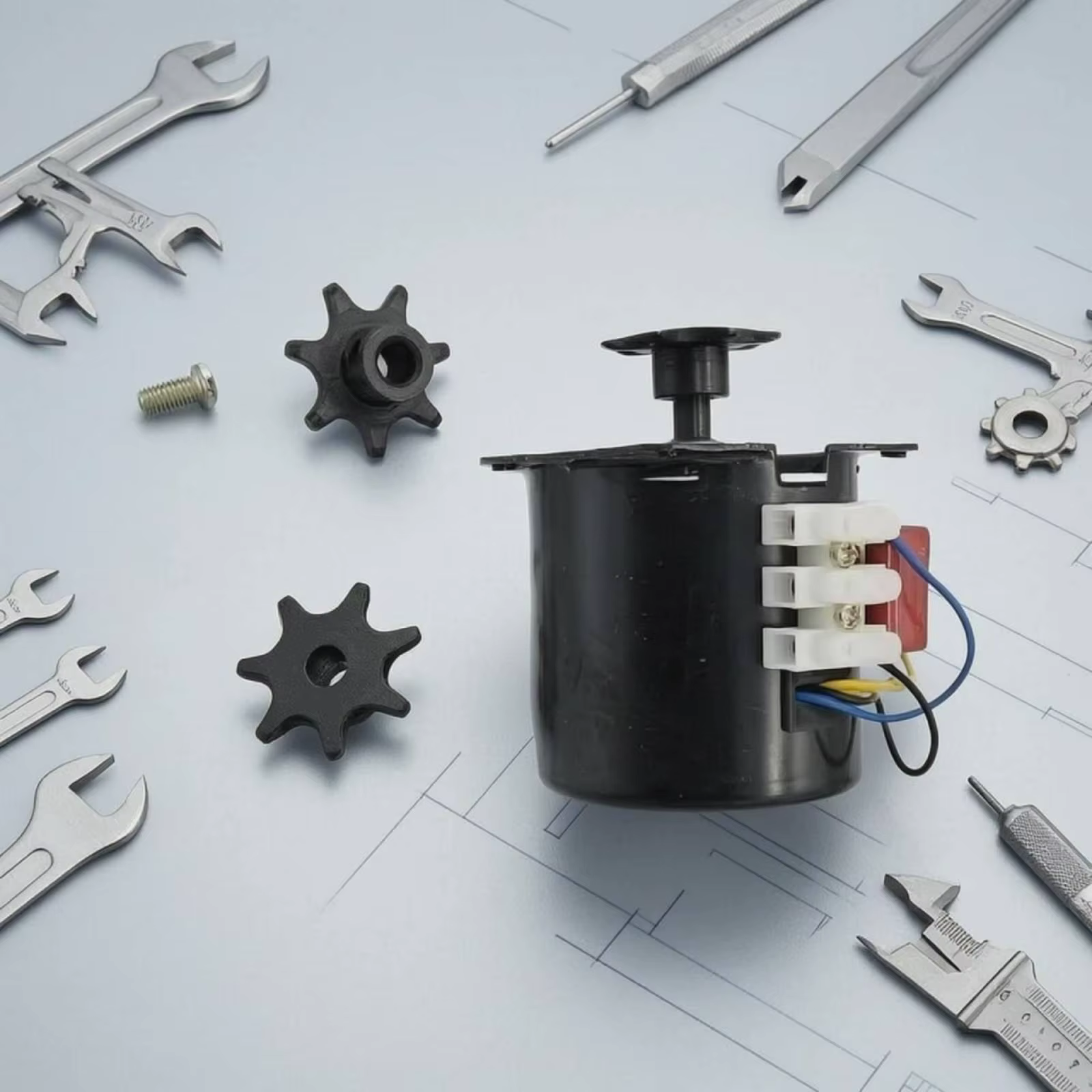 Motor de volteo de huevos para incubadora hatcher – Silencioso - imagen 5