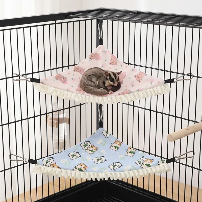 Hamaca esquinera triangular para mascotas pequeñas