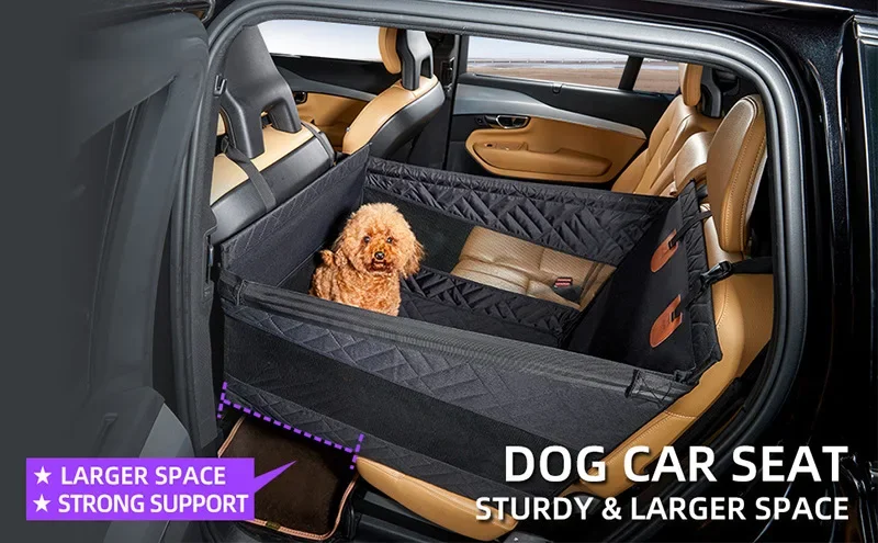 Asiento extensor de coche para perros vista frontal
