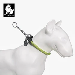 Collar para perro de nailon trenzado resistente con hebilla inox