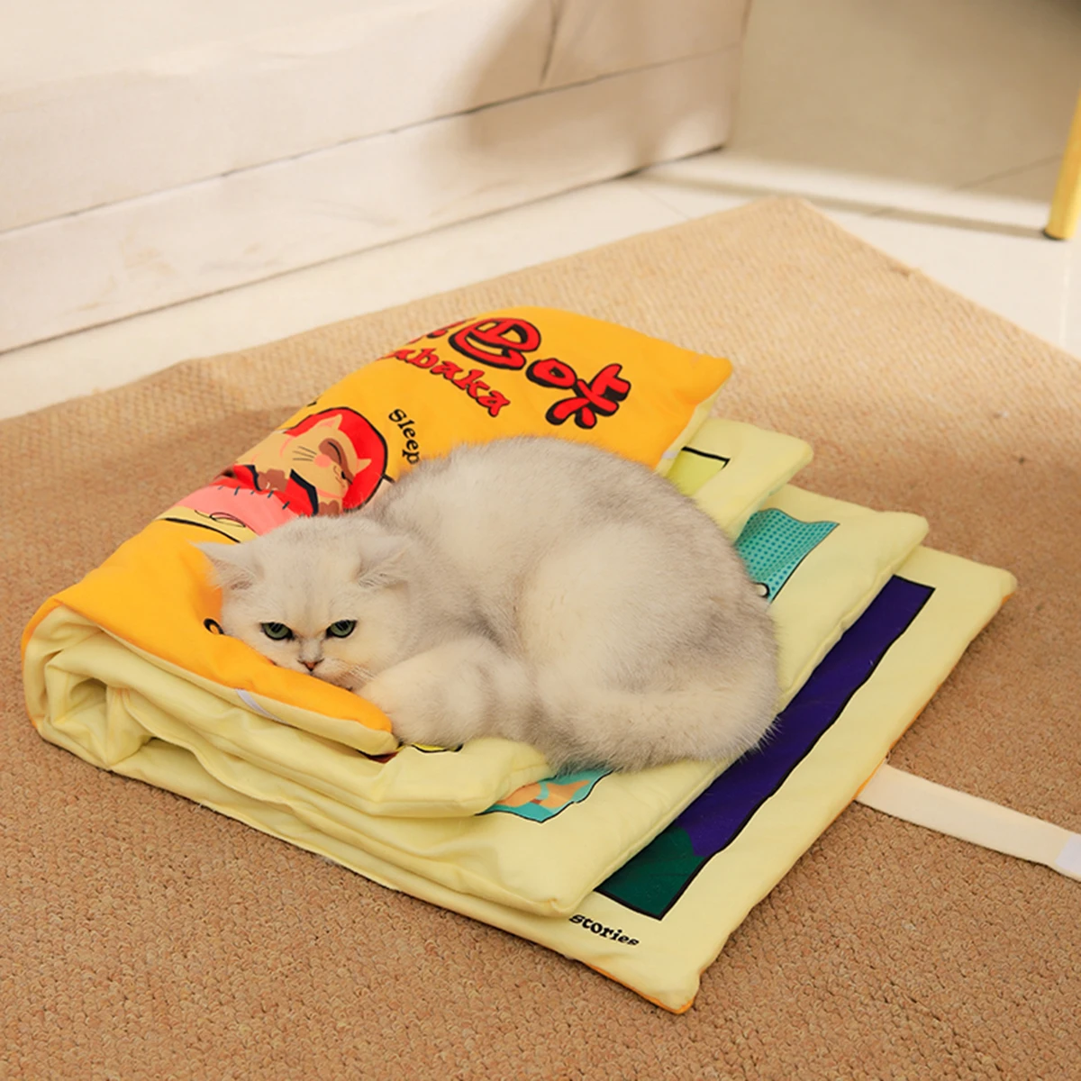 Alfombra plegable para gato y perro estilo libro - imagen 5