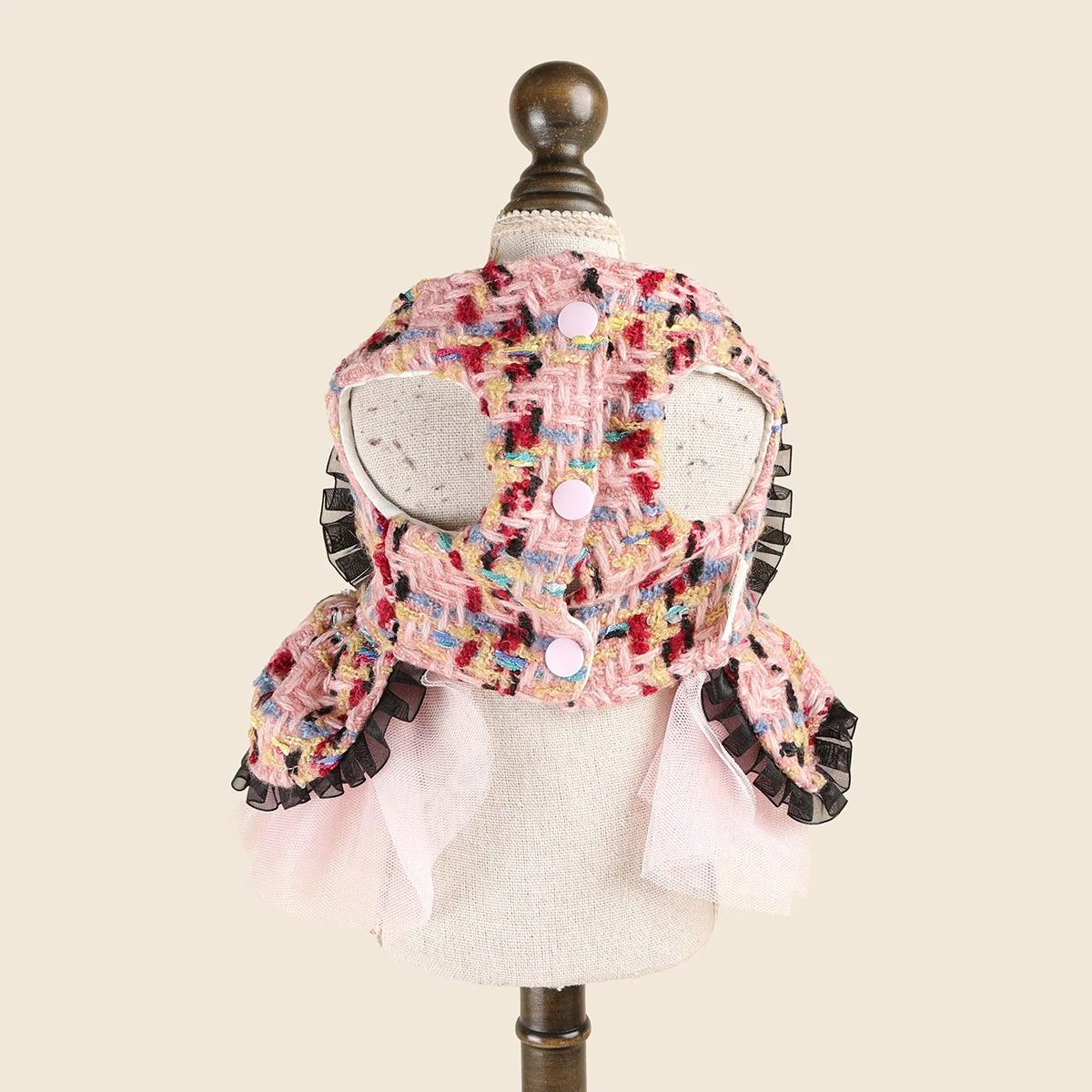 Vestido de Princesa para Perros Pequeños – Traje de Fiesta con Lazo - imagen 5