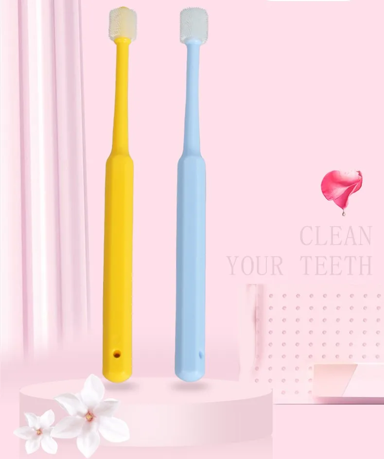 Cepillo de dientes para perros con diseño 360 grados y cerdas suaves