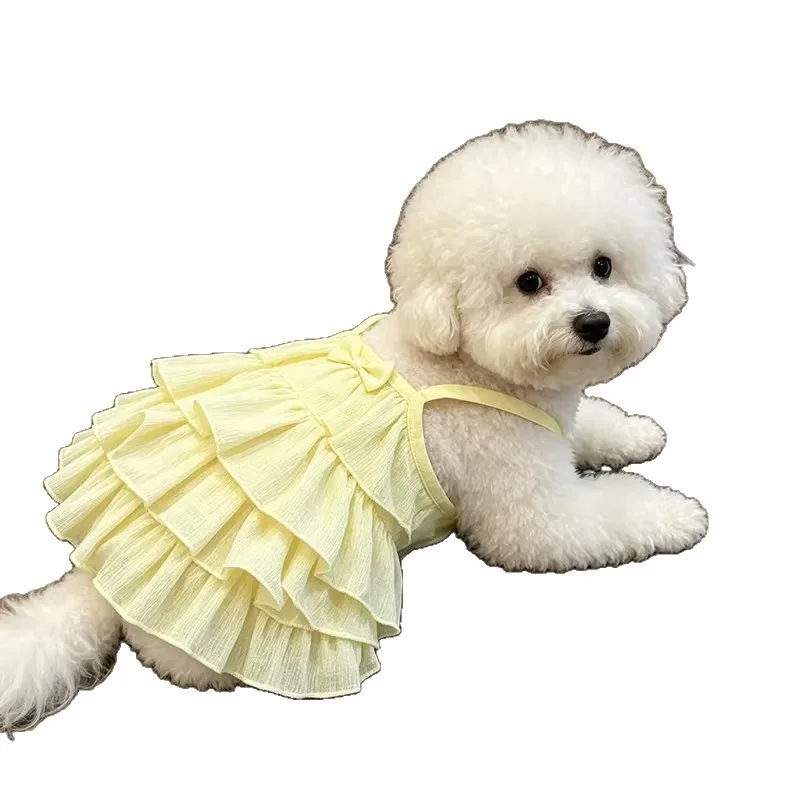 Vestido de verano transpirable para perros pequeños, estilo princesa - imagen 5