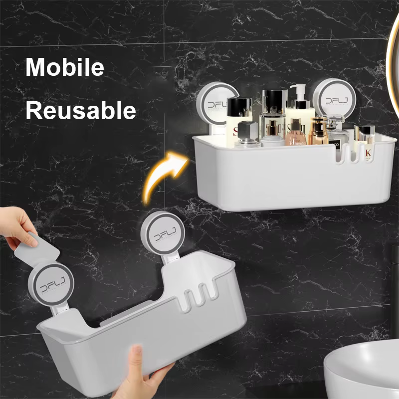 Estante baño con ventosa sin perforaciones para gatos y perros - imagen 2
