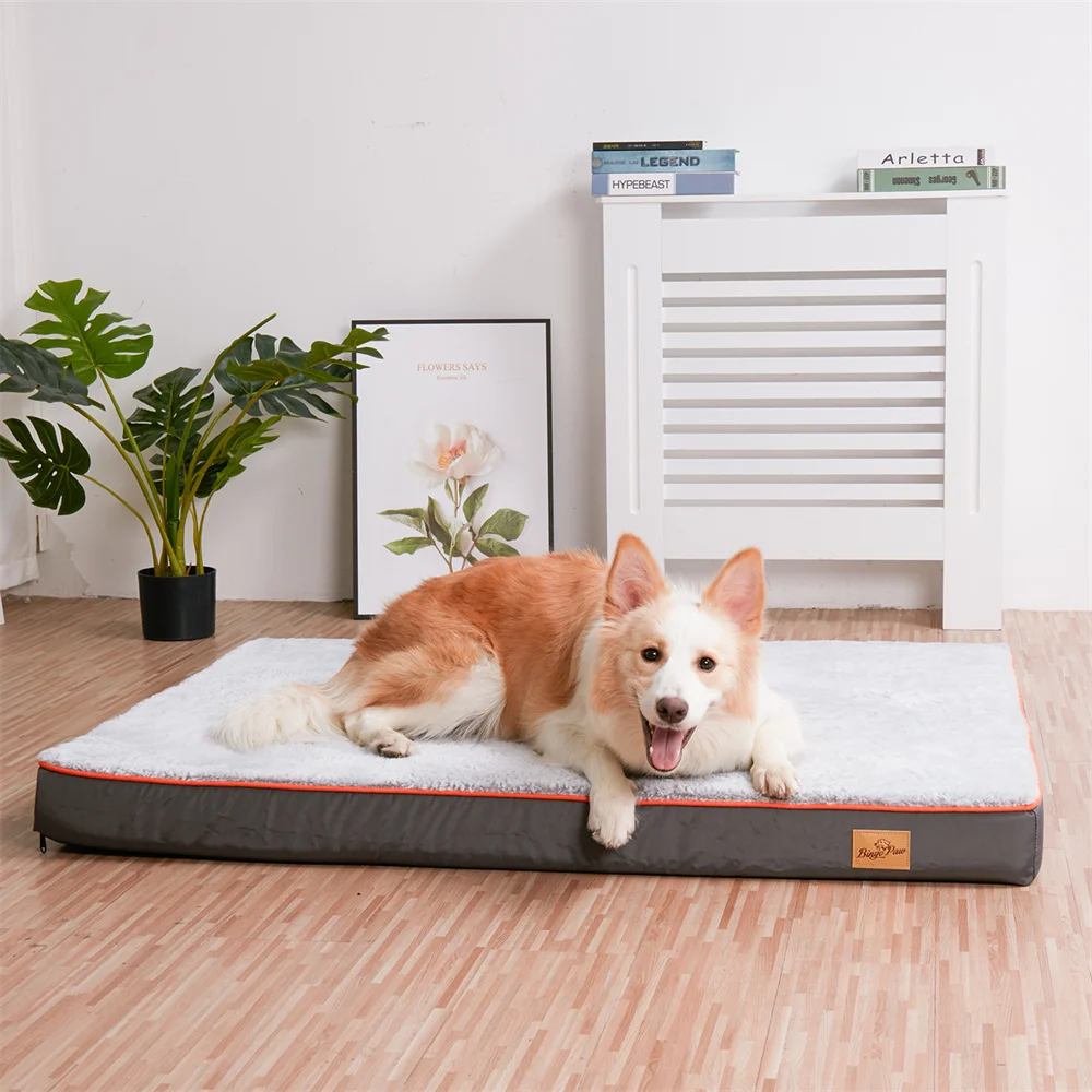 Cama ortopédica viscoelástica impermeable para perros grandes, lavable - imagen 5