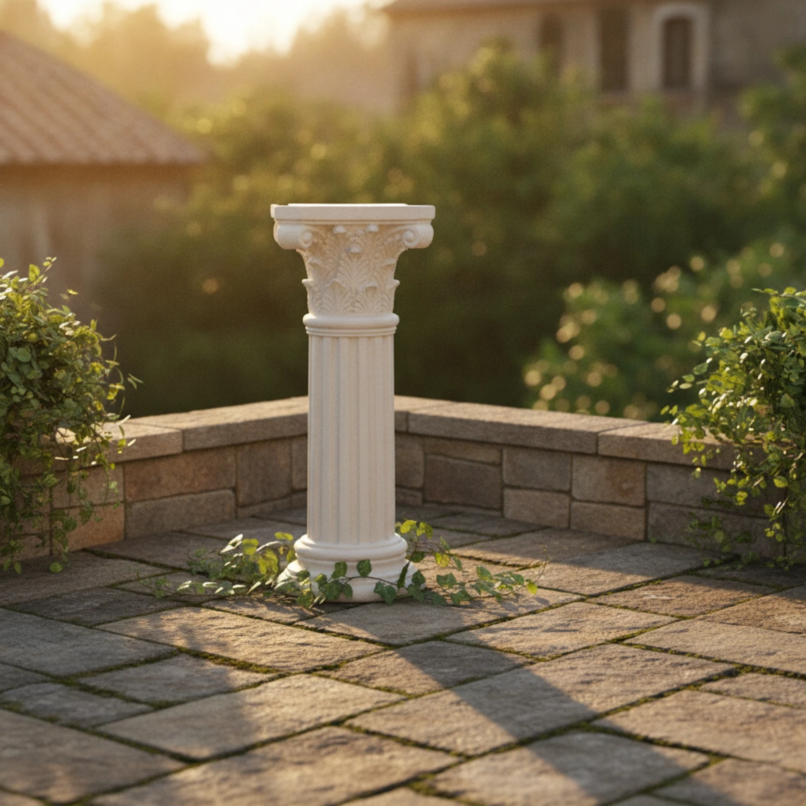 Soporte Macetas Columna Romana – Pedestal Alto para Terraza y Patio - imagen 5