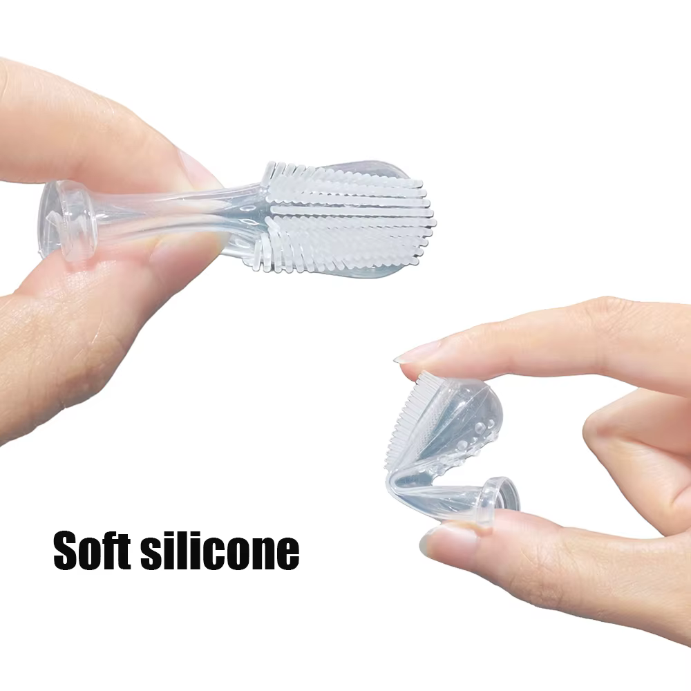 Cepillo dental de silicona suave para perros y gatos, kit cuidado - imagen 3