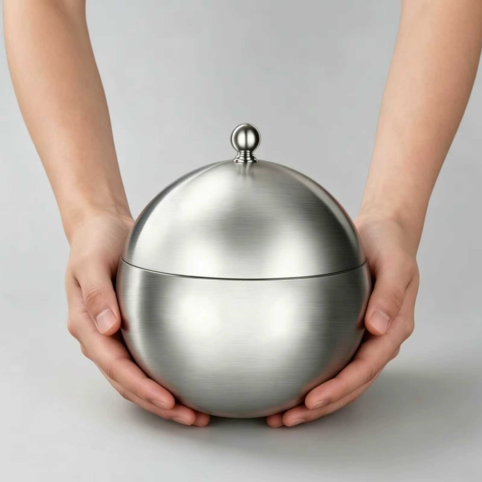 Sferische ijs emmer met deksel – Voedselveilig en elegant design - imagen 3