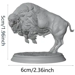 Figura Miniatura de Bisonte Norteamericano – Impresión en 3D