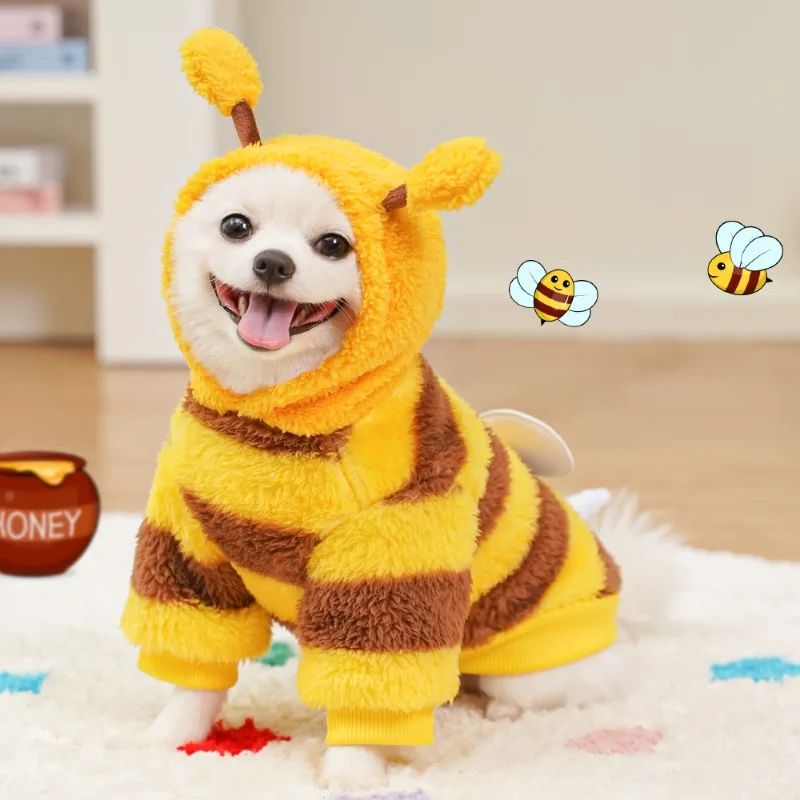 Disfraz de Abeja para Perro – Traje Cálido para Fiestas - imagen 2