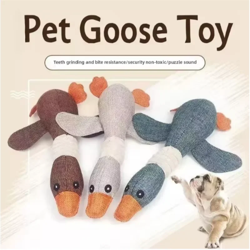 Peluche con diseño de ganso
