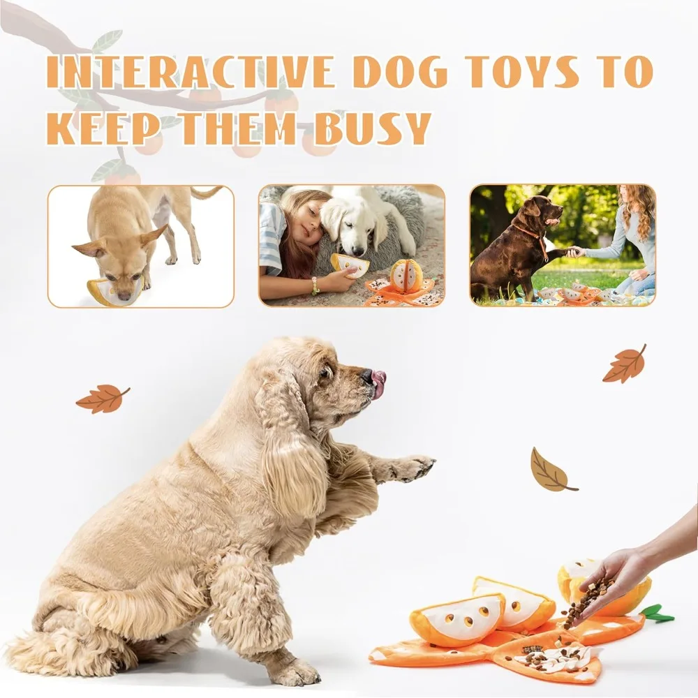 Juguete puzzle de peluche para perros – cruje y hace sonidos