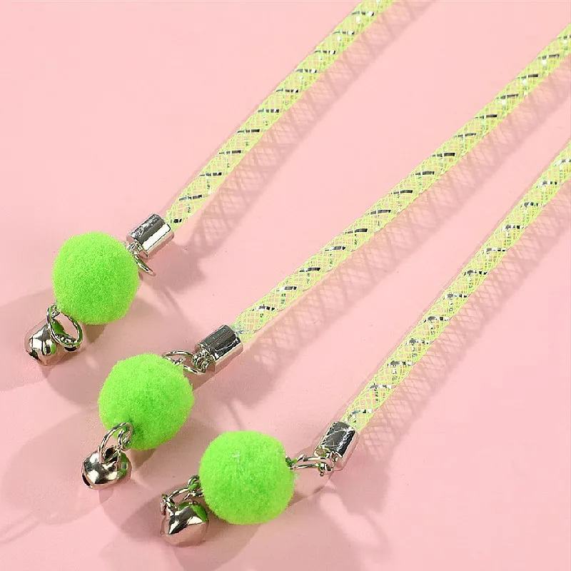 Juguete interactivo para gatos con bola de lana y varita