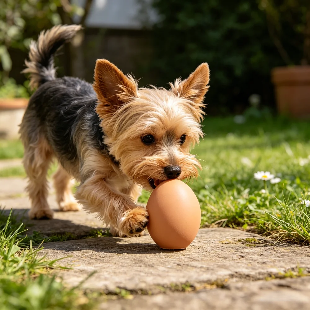 Detalle del material resistente del juguete para perros