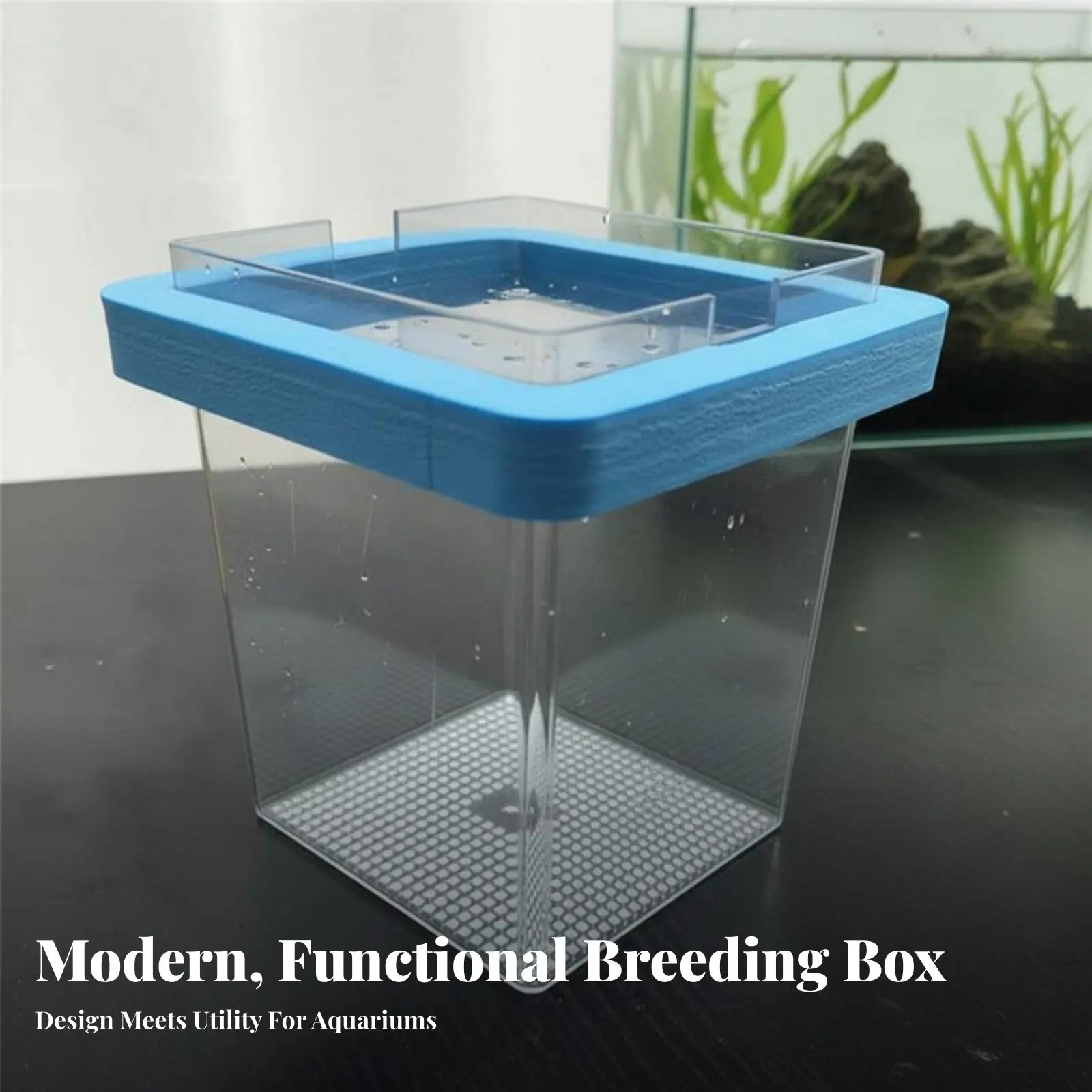 Recinto de cría flotante para guppys, buena circulación y fácil limpieza - imagen 4