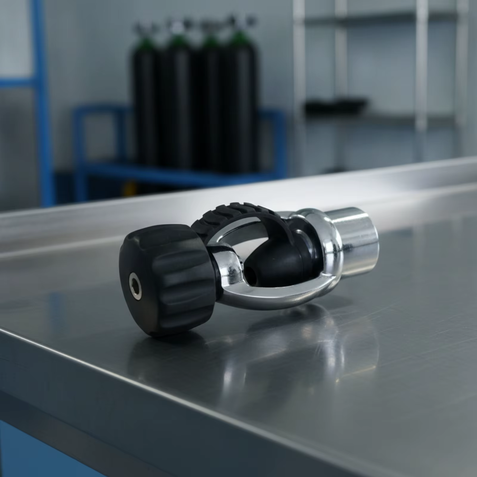 Adaptador inflado tanque buceo con tapa de seguridad - imagen 4