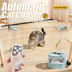 Juguete interactivo para gatos: mando, velocidad y sonido de pájaros