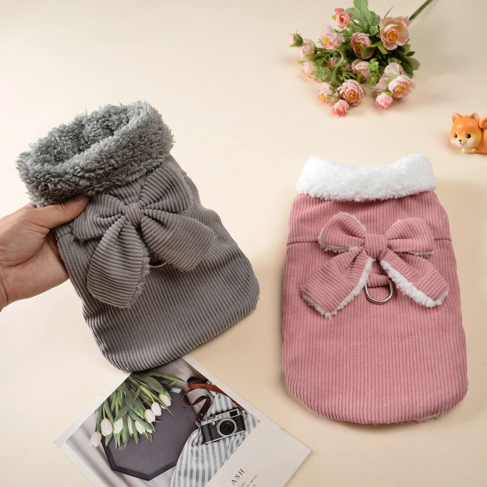 Abrigo de Invierno para Gatos y Perros – Forro Felpa - imagen 2