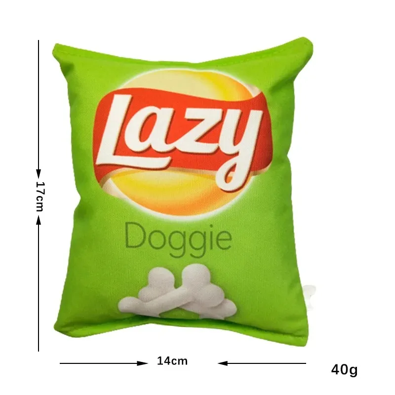 Juguete Mordedor para Perros con Forma de Patatas Fritas – Limpia Dientes - imagen 2