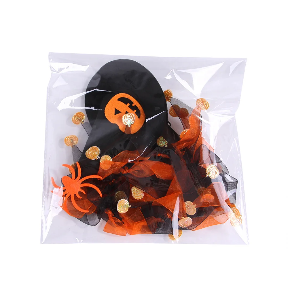 Disfraz Halloween Gato – Conjunto Capa, Sombrero y Bufanda con Calavera - imagen 5
