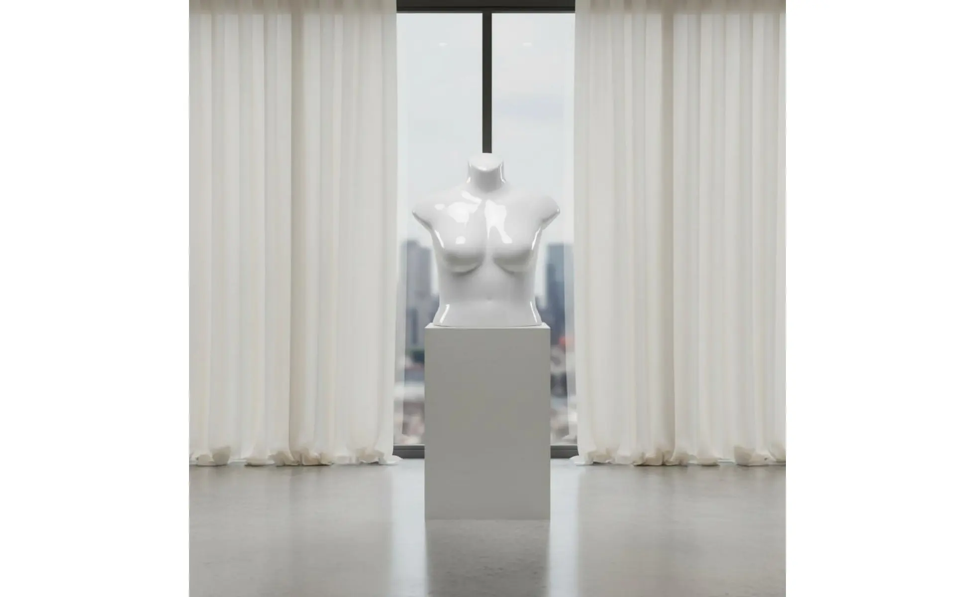 Maniquí con brazos desmontables para escaparates