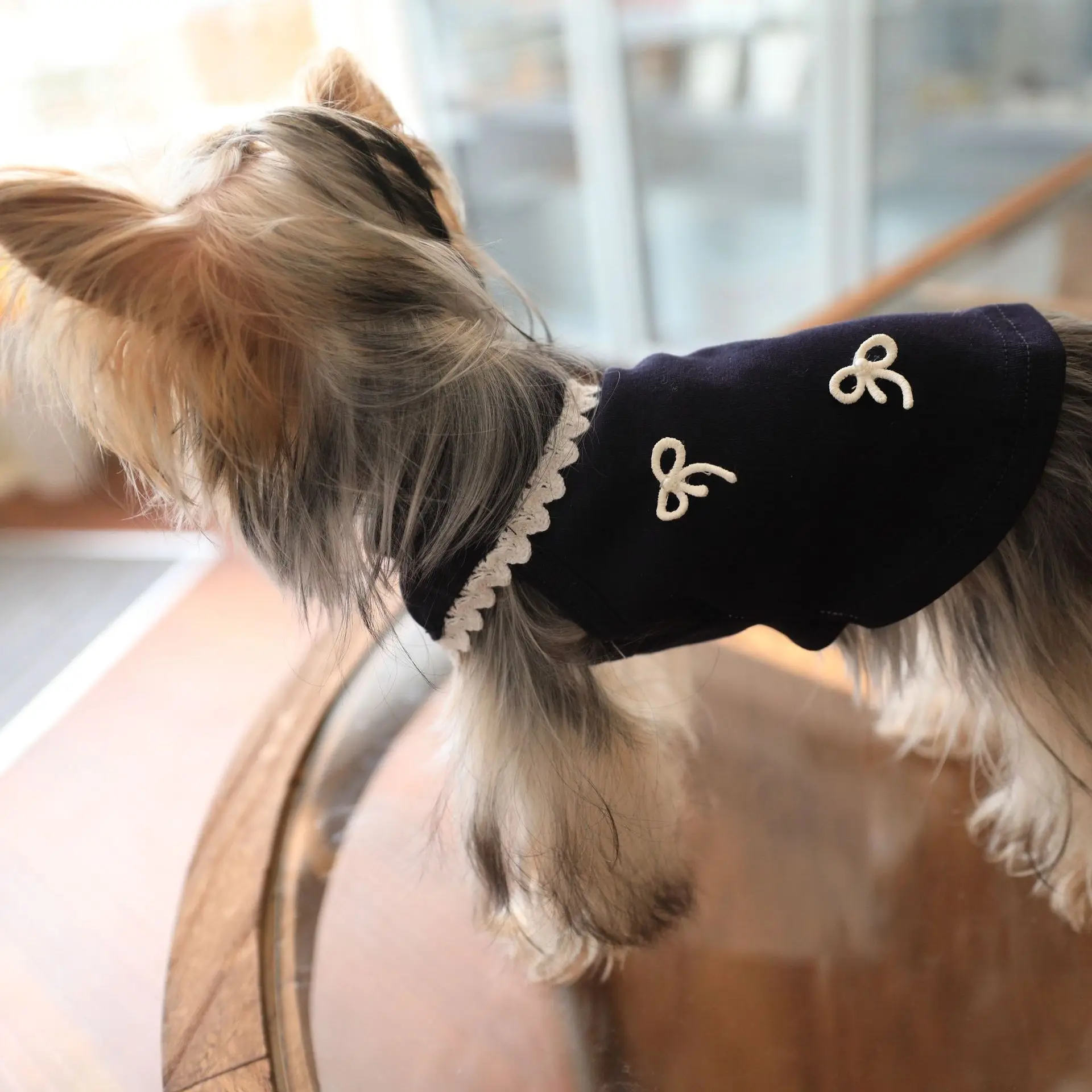 Camisa base para mascotas en tono neutro