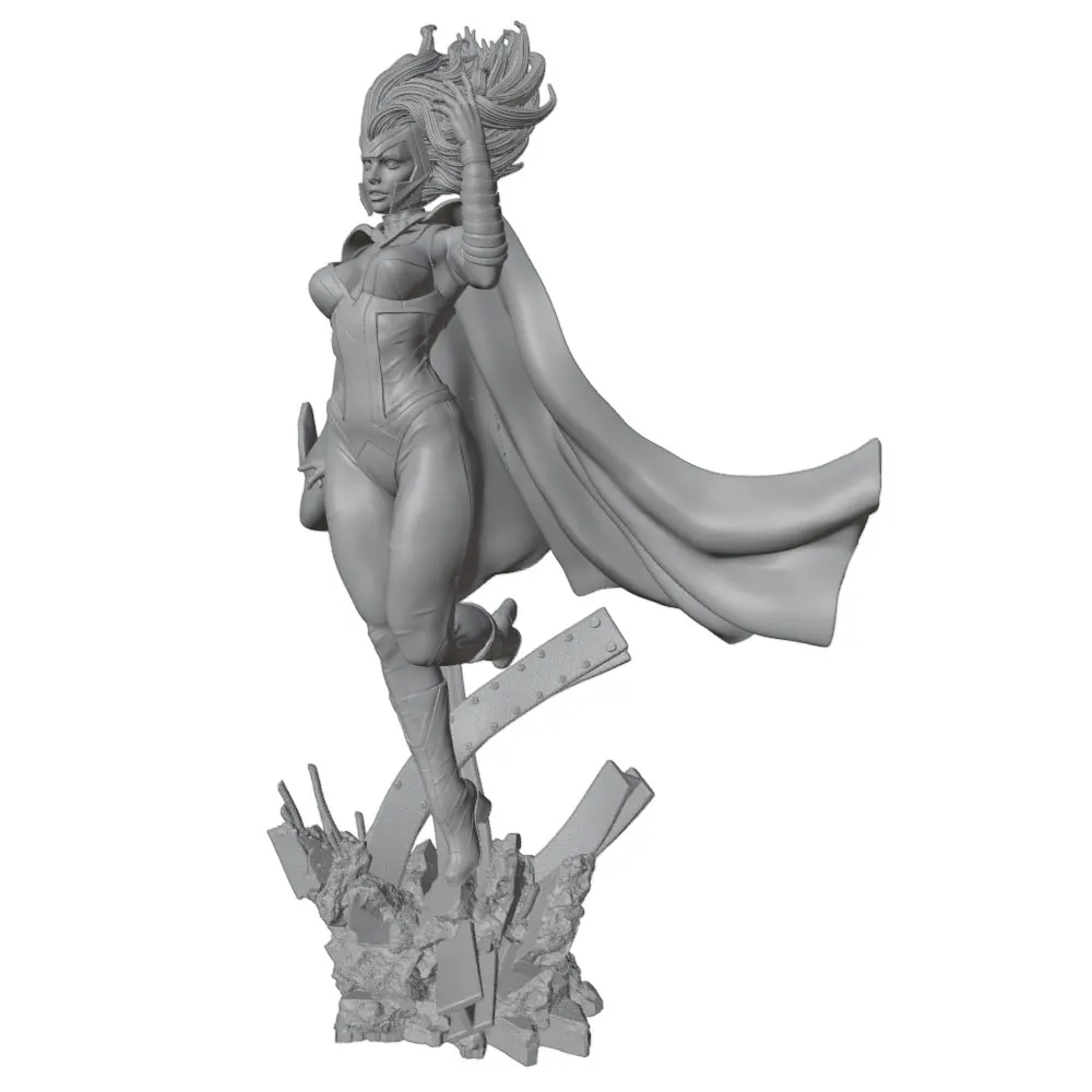 Figura resina 1/24 sin ensamblar – Modelo 3D para pintar y montar - imagen 2
