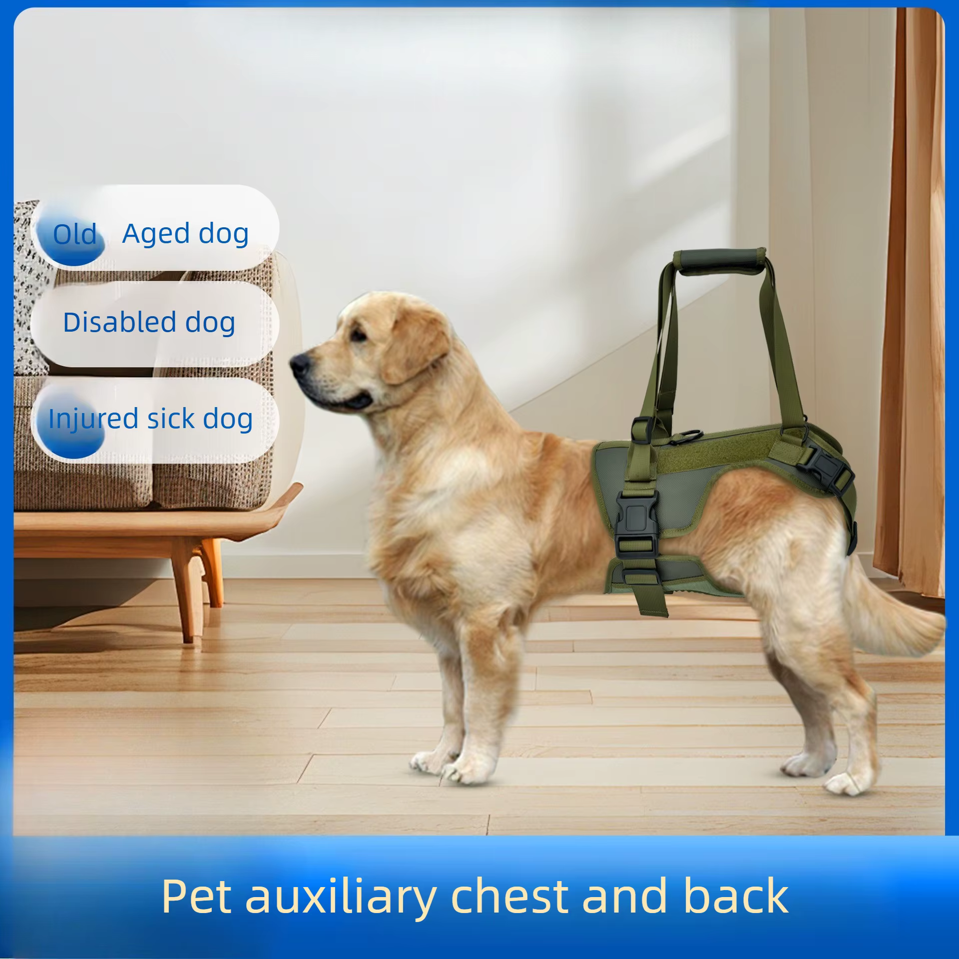 Arnés de Soporte para Patas de Perro – Rehabilitación y Movilidad Reducida - imagen 5